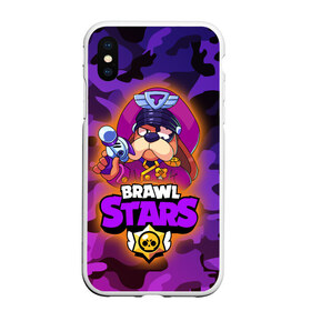 Чехол для iPhone XS Max матовый с принтом Генерал Гавс - Brawl Stars в Курске, Силикон | Область печати: задняя сторона чехла, без боковых панелей | brawl | brawler | brawlstars | chromatic | colonel | legendary | ruffs | supercell | боец | бравл | бравлер | бравлпасс | бравлстарс | бравлстарсигра | лега | легендарка | новый перс | перс бравл | суперселл | суперцел | хр