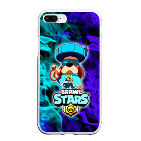 Чехол для iPhone 7Plus/8 Plus матовый с принтом Brawl Stars Ronin Ruffs в Курске, Силикон | Область печати: задняя сторона чехла, без боковых панелей | brawl stars | colonel ruffs | logo | ronin ruffs | ruffs | бравл старс | бравлер | генерал гавс | генерал руфф | логотипы игр | персонажи игр | раффс | руфус | руффс | собака