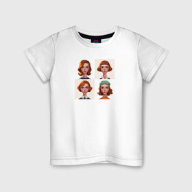 Детская футболка хлопок с принтом Ход Королевы в Курске, 100% хлопок | круглый вырез горловины, полуприлегающий силуэт, длина до линии бедер | 