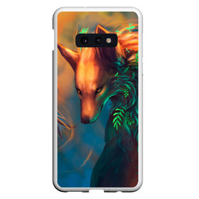 Чехол для Samsung S10E с принтом Волшебная лиса в Курске, Силикон | Область печати: задняя сторона чехла, без боковых панелей | Тематика изображения на принте: fox | foxy | животное | звери | лиса | лисенок | лисичка | милая | рыжая | фокс