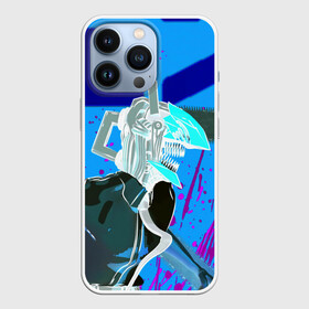 Чехол для iPhone 13 Pro с принтом Человек Бензопила на голубом фоне в Курске,  |  | anime | chainsaw man | denji | makima | manga | power | аниме | бим | денджи | дьявол бесконечности | кишибэ | летучая мышь | манга | пауэр | хаякава аки | химено | человек бензопила
