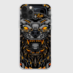 Чехол для iPhone 12 Pro Max с принтом Хищный лев киборг в Курске, Силикон |  | art | cyber | lion | mechanical | арт | кибер | лев | механический | монстр | робот