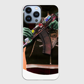 Чехол для iPhone 13 Pro Max с принтом CS:GO | Night dust в Курске,  |  | mask | stickers. | weapons | маска | наклейки | оружие | очки