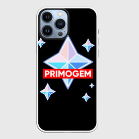 Чехол для iPhone 13 Pro Max с принтом PRIMOGEM в Курске,  |  | genshin | genshin impact | legendary | primogem | roll | геншин | геншин импакт | молитва | примогем | хочу верить