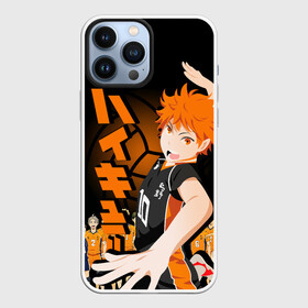 Чехол для iPhone 13 Pro Max с принтом HAIKYUU Шоё Хината и его команда в Курске,  |  | anime | haikyu | haikyuu | karasuno | аниме | волейбол | ворон | карасуно | манга | мяч | сёё хината