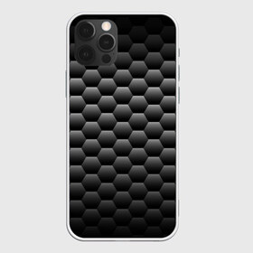 Чехол для iPhone 12 Pro Max с принтом СТАЛЬНЫЕ СОТЫ BLACK X WHITE в Курске, Силикон |  | Тематика изображения на принте: 