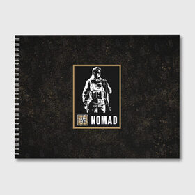 Альбом для рисования с принтом Nomad в Курске, 100% бумага
 | матовая бумага, плотность 200 мг. | nomad | r6s | rainbow six siege | номад | оперативник | персонаж