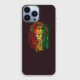 Чехол для iPhone 13 Pro Max с принтом Bob lion в Курске,  |  | Тематика изображения на принте: bob_marley | dreadlocks | hippie | jamaica | lion | reggae | боб марли | дреды | регги | хиппи | ямайка