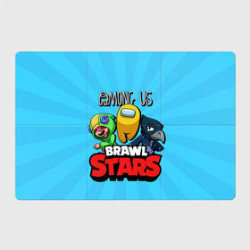 Магнитный плакат 3Х2 с принтом Among Us and Brawl Stars в Курске, Полимерный материал с магнитным слоем | 6 деталей размером 9*9 см | among us | brawl | brawl stars | crewmate | crow | game | impostor | leon | logo | red | stars | sus | suspicious | амонг ac | амонгас | бравл старс | бравлы | ворон | игра | игры | импостер | космонавт | космос | крюмейт | леон | лого | логотип