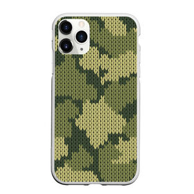 Чехол для iPhone 11 Pro Max матовый с принтом вязаный принт милитари в Курске, Силикон |  | 23 февраля | армейские | все | милитари | мужчине | силовые структуры