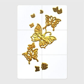 Магнитный плакат 2Х3 с принтом Золотистые бабочки в Курске, Полимерный материал с магнитным слоем | 6 деталей размером 9*9 см | Тематика изображения на принте: 8 марта | butterfly | fashion | flowers | fly | girl | gold | golden | wings | бабочки | весна | девочкам | девушкам | золотые | золотые бабочки | крылья | летающие | летние | лето | металлические | насекомые | подарок | природа