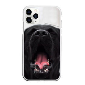 Чехол для iPhone 11 Pro Max матовый с принтом Лабр Марк в Курске, Силикон |  | dog | winter | животные | звери | зима | лабрадор | лабрадор ретривер | собаки