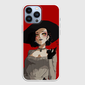 Чехол для iPhone 13 Pro Max с принтом Residen Evil Вампирша village в Курске,  |  | ahegao | biohazard | lady | resident evil | vampire | waifu | аниме | аниме девушка | большая вампирша | большая леди | вайфу | вампирша | вампирша из resident evil | вампирша из резидента | ивел | леди | резидент | тян