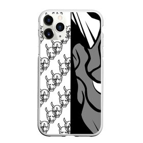 Чехол для iPhone 11 Pro матовый с принтом DEMON BLACK/WHITE в Курске, Силикон |  | fashion | fire | game | hip hop | rap | street style | top | игра | мода | огонь | рэп | топ | уличный стиль | хип хоп