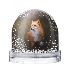 Снежный шар с принтом Лиса-охотница в Курске, Пластик | Изображение внутри шара печатается на глянцевой фотобумаге с двух сторон | fox | foxy | животное | звери | лиса | лисенок | лисичка | милая | рыжая | фокс