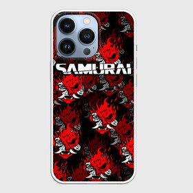 Чехол для iPhone 13 Pro с принтом SAMURAI KEANU REEVES ЛОГОТИП в Курске,  |  | 2020 | cyberpunk 2077 | future | hack | keanu reeves | night city | samurai | sci fi | trauma team | киану ривз | киберпанк | киберпанк 2077 | логотип | роботы | самураи | фантастика