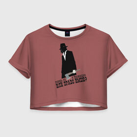 Женская футболка Crop-top 3D с принтом Раскольников в Курске, 100% полиэстер | круглая горловина, длина футболки до линии талии, рукава с отворотами | достоевский | классика | литература | раскольников | топор