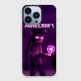 Чехол для iPhone 13 Pro с принтом Minecraft Слендермен в Курске,  |  | Тематика изображения на принте: minecraft | алекс | белый | блоки | ведьма | взрывчатка | визера | волк | гаст | добывать | дракон | зеленый куб | зомби | игра | крафт | крипер | кубики | лошадка | майн | майнкрафт | манкрафт | овечка | оцелот