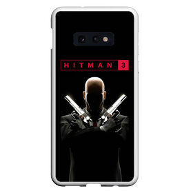 Чехол для Samsung S10E с принтом Hitman III в Курске, Силикон | Область печати: задняя сторона чехла, без боковых панелей | 47 | hitman3 | io interactive | killer | pc