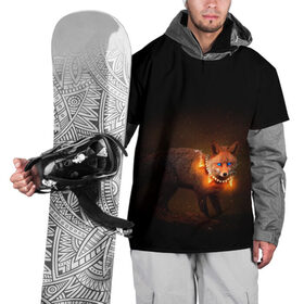 Накидка на куртку 3D с принтом Dark fox в Курске, 100% полиэстер |  | Тематика изображения на принте: fox | foxy | животное | звери | лиса | лисенок | лисичка | милая | рыжая | фокс