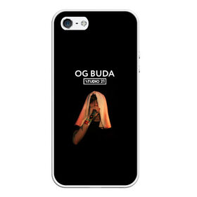 Чехол для iPhone 5/5S матовый с принтом OG Buda в Курске, Силикон | Область печати: задняя сторона чехла, без боковых панелей | melon music | og buda | опг сити | русский рэп | рэп | тюмень | хип хоп