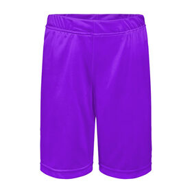 Детские спортивные шорты 3D с принтом Фиолетовый в Курске,  100% полиэстер
 | пояс оформлен широкой мягкой резинкой, ткань тянется
 | geometry | neon | purple | texture | один тон | однотон | текстура | фиолетовый