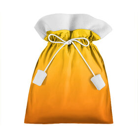 Подарочный 3D мешок с принтом Оранжевый градиент в Курске, 100% полиэстер | Размер: 29*39 см | Тематика изображения на принте: градиент | желтый | оранжевый | цвет