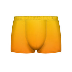 Мужские трусы 3D с принтом Оранжевый градиент в Курске, 50% хлопок, 50% полиэстер | классическая посадка, на поясе мягкая тканевая резинка | Тематика изображения на принте: градиент | желтый | оранжевый | цвет