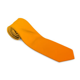Галстук 3D с принтом Оранжевый градиент в Курске, 100% полиэстер | Длина 148 см; Плотность 150-180 г/м2 | Тематика изображения на принте: градиент | желтый | оранжевый | цвет