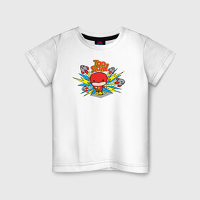 Детская футболка хлопок с принтом Too Slow в Курске, 100% хлопок | круглый вырез горловины, полуприлегающий силуэт, длина до линии бедер | barry allen | the flash | vdzabma | барри аллен | флэш