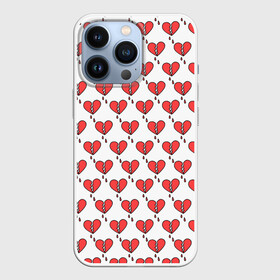 Чехол для iPhone 13 Pro с принтом Разбитое Сердце в Курске,  |  | love | амур | афродита | валентинка | влюбленность | вторая половинка | купидон | любовь | нежность | отношения | подарок любви | поцелуй | праздник любви | романтика | свадьба | свидание | семья