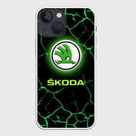 Чехол для iPhone 13 mini с принтом SKODA в Курске,  |  | auto | boy | car | machine | skoda | skoda octavia | skoda rapid | автомобили | логотипы автомобилей | машина | мужчинам | тачки | тюнинг | чехия | чешские автомобили | шкода | шкода рапид