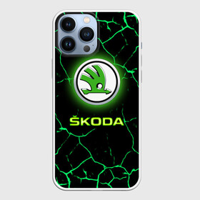 Чехол для iPhone 13 Pro Max с принтом SKODA в Курске,  |  | Тематика изображения на принте: auto | boy | car | machine | skoda | skoda octavia | skoda rapid | автомобили | логотипы автомобилей | машина | мужчинам | тачки | тюнинг | чехия | чешские автомобили | шкода | шкода рапид