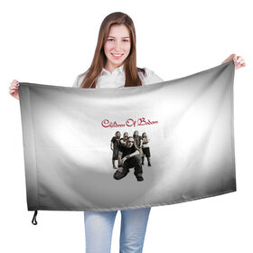 Флаг 3D с принтом Children of Bodom в Курске, 100% полиэстер | плотность ткани — 95 г/м2, размер — 67 х 109 см. Принт наносится с одной стороны | children of bodom | алекси лайхо | дэт метал | метал | рок | финляндия | финский рок