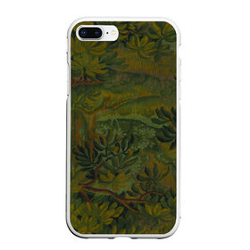 Чехол для iPhone 7Plus/8 Plus матовый с принтом Зеркальный лес (Mirror forest) в Курске, Силикон | Область печати: задняя сторона чехла, без боковых панелей | зеркальный лес | камуфляж | картина лес | лес | лесной камуфляж | лесной пейзаж | обои | обои пейзаж | пейзаж