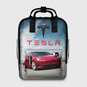 Женский рюкзак 3D с принтом Tesla Model 3 в Курске, 100% полиэстер | лямки с регулируемой длиной, сверху ручки, чтобы рюкзак нести как сумку. Основное отделение закрывается на молнию, как и внешний карман. Внутри два дополнительных кармана, один из которых закрывается на молнию. По бокам два дополнительных кармашка, куда поместится маленькая бутылочка
 | 3 | america | auto | car | electric | elon | model | motors | musk | tesla | usa | vehicle | авто | америка | илон | маск | модель | сша | тесла | электромобиль