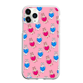 Чехол для iPhone 11 Pro Max матовый с принтом Love Bunny в Курске, Силикон |  | 14 февраля | baby | bunny | kawaii | love | love is | love you | rabbit | валентинка | влюбленные | девушка | жена | животные | зайчики | заяц | игрушка | кавайный | кролик | лучшая | любимая | люблю | любовь | малыш | подарок