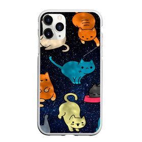 Чехол для iPhone 11 Pro матовый с принтом Космические котики в Курске, Силикон |  | cat | cats | cosmos | kitten | mem | memes | rose | roses | глаза | глазки | киска | космос | кот | котёнок | котик | котики | котэ | котята | кошак | кошка | кошки | красивая | мем | мемчики | милая | прикольная | розы | светлая