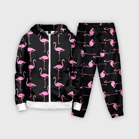 Детский костюм 3D с принтом Фламинго | Чёрная в Курске,  |  | birds | drawing | fashion | feathers | flamingo | graphics | illustration | pink | stand | style | wings | youth | графика | иллюстрация | картинка | клюв | красивые | крылья | мода | молодежная | перья | птицы | рисунок | розовый | стиль | стоят