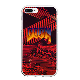 Чехол для iPhone 7Plus/8 Plus матовый с принтом DOOM / ДУМ (S) в Курске, Силикон | Область печати: задняя сторона чехла, без боковых панелей | doom | doom eternal | game | tegunvteg | демоны | дум | думгай | игры | марс | планета