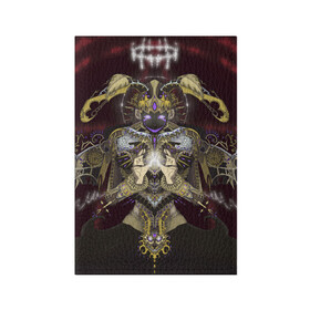 Обложка для паспорта матовая кожа с принтом Архангел Афтон в Курске, натуральная матовая кожа | размер 19,3 х 13,7 см; прозрачные пластиковые крепления | fnaf | william afton | ангел | архангел | афтон | крылья | робот | уильям афтон | фиолетовый человек