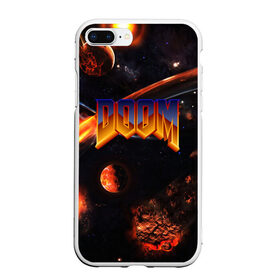 Чехол для iPhone 7Plus/8 Plus матовый с принтом DOOM / ДУМ (S) в Курске, Силикон | Область печати: задняя сторона чехла, без боковых панелей | doom | doom eternal | game | tegunvteg | демоны | дум | игры | марс