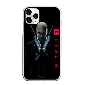 Чехол для iPhone 11 Pro матовый с принтом Hitman3 | Agent 47 в Курске, Силикон |  | 47 | hitman 3 | iq interactive | killer | pc | агент 47 | хитман