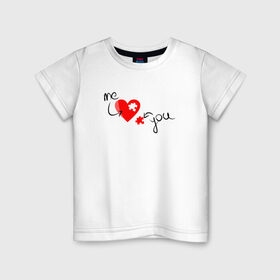 Детская футболка хлопок с принтом Незаменимая деталь в Курске, 100% хлопок | круглый вырез горловины, полуприлегающий силуэт, длина до линии бедер | angel | cupid | day | happy | heart | love | rose | valentine | valentines | ангел | валентин | валентина | валентинка | день | купидон | любовь | святого | святой | сердце
