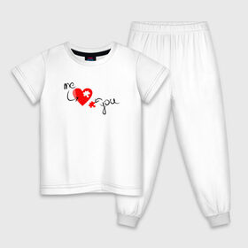 Детская пижама хлопок с принтом Незаменимая деталь в Курске, 100% хлопок |  брюки и футболка прямого кроя, без карманов, на брюках мягкая резинка на поясе и по низу штанин
 | angel | cupid | day | happy | heart | love | rose | valentine | valentines | ангел | валентин | валентина | валентинка | день | купидон | любовь | святого | святой | сердце