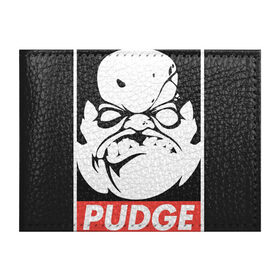 Обложка для студенческого билета с принтом Pudge Dota Пудж в Курске, натуральная кожа | Размер: 11*8 см; Печать на всей внешней стороне | black | dota | dota2 | hero | obey | pudge | red | дота | дота2 | падж | паджерс | паджик | пудж