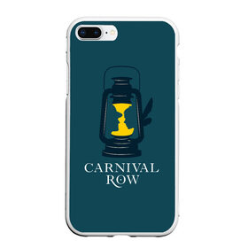 Чехол для iPhone 7Plus/8 Plus матовый с принтом Карнивал Роу - Carnival Row в Курске, Силикон | Область печати: задняя сторона чехла, без боковых панелей | carnival row | волшебный | исторический | карнивал роу | крылья | лампа | лого | логотип | подарок | сериал | сказка | фея | шляпа