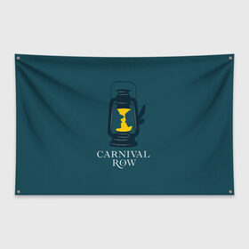 Флаг-баннер с принтом Карнивал Роу - Carnival Row в Курске, 100% полиэстер | размер 67 х 109 см, плотность ткани — 95 г/м2; по краям флага есть четыре люверса для крепления | carnival row | волшебный | исторический | карнивал роу | крылья | лампа | лого | логотип | подарок | сериал | сказка | фея | шляпа