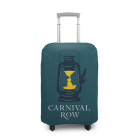 Чехол для чемодана 3D с принтом Карнивал Роу - Carnival Row в Курске, 86% полиэфир, 14% спандекс | двустороннее нанесение принта, прорези для ручек и колес | carnival row | волшебный | исторический | карнивал роу | крылья | лампа | лого | логотип | подарок | сериал | сказка | фея | шляпа