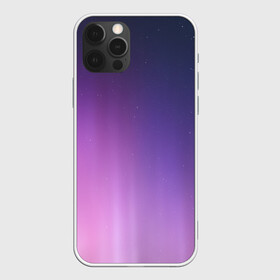 Чехол для iPhone 12 Pro Max с принтом северное сияние фиолетовый в Курске, Силикон |  | градиент | звезды | космос | небо | ночь | природа | пурпурный | север | северное сияние | сиреневый | фиолетовый